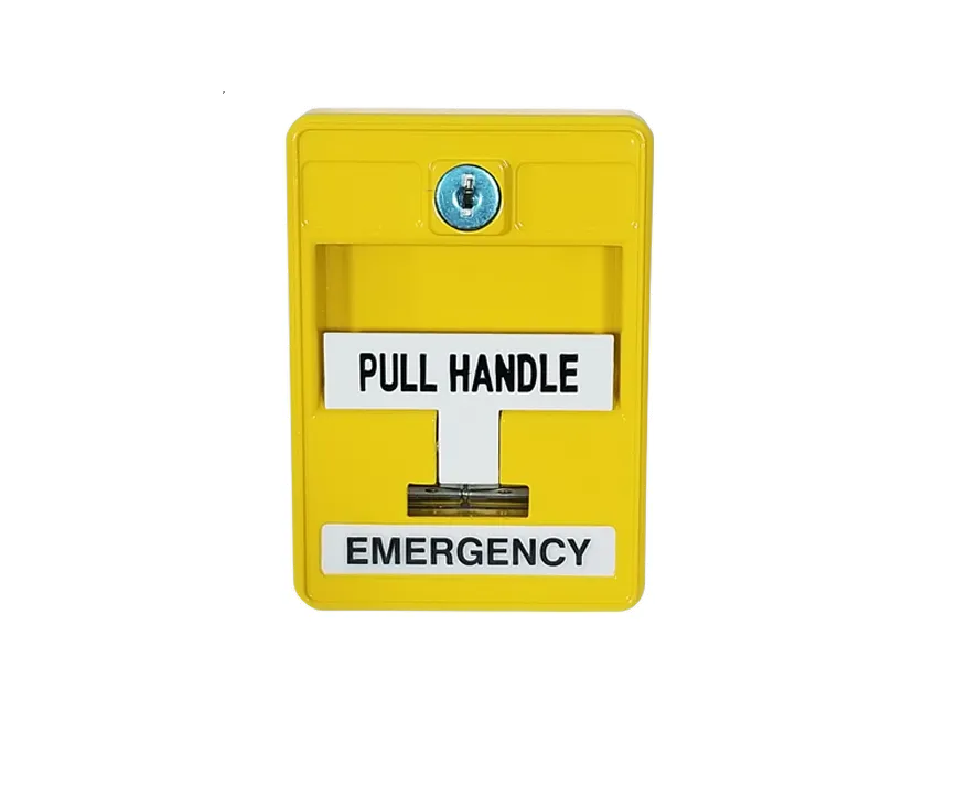 PULSADOR MANUAL DE EMERGENCIA AMARILLO